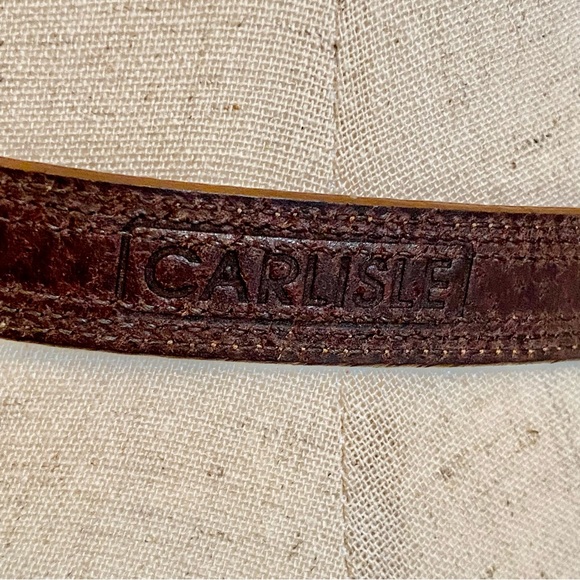 Carlisle Leather Belt Size Medium - Picture 4 of 6